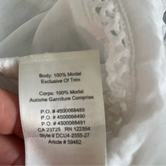 Wilfred White Ruffled Women's Top - Picture 9 of 10